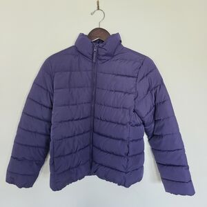 Girls Dark Purple Puffer Jacket Children's Place Size 16 XXL